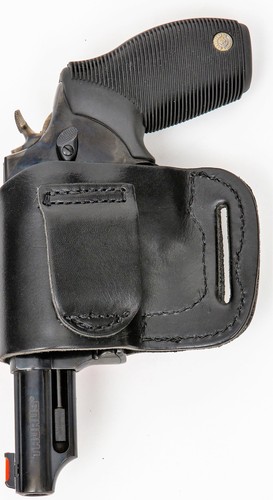 High Ride Hip Leather Gun Holster LH RH For CHARLES DALY 1911 4" - Picture 4 of 4