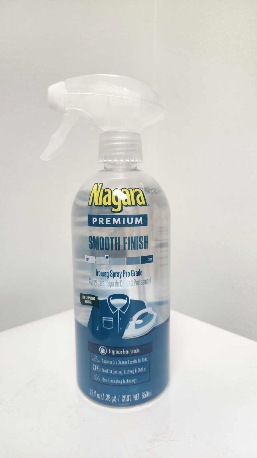 Niagara Premium Smooth Finish Ironing Spray - 22 Oz - Brand New