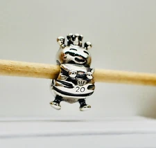 Authentic Pandora #798954C00 20th Anniversary Queen Bee Charm LIMITED EDITION