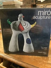 Miro Sculpture Hardcover 1974 2 Original 2 Page Lithographs Bound In
