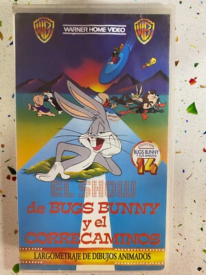 Bugs Bunny Show & Road Runner VHS Video Spielfilm PAL Spanisch Manga Films