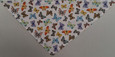 Dog Bandana/Scarf, Tie On, Butterflies, Butterflies, S, M