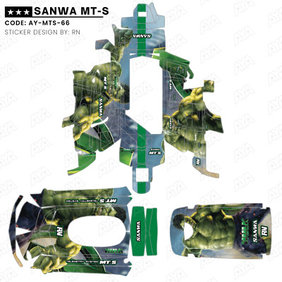 SANWA MT-S TRANSMITTER RADIO CONTROL CUSTOM VINYL DECAL STICKER | eBay