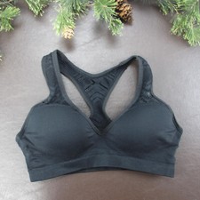 Victoria's Secret Sports Bra S Black Wireless Lightly Lined Pullover