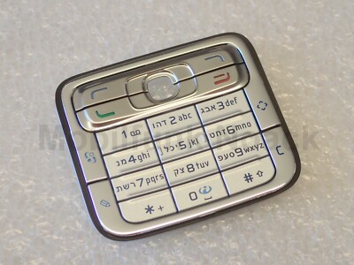 Original Nokia N73 Tastatur | Tastaturmatte | Keymat | Keypad Silber Silver NEU