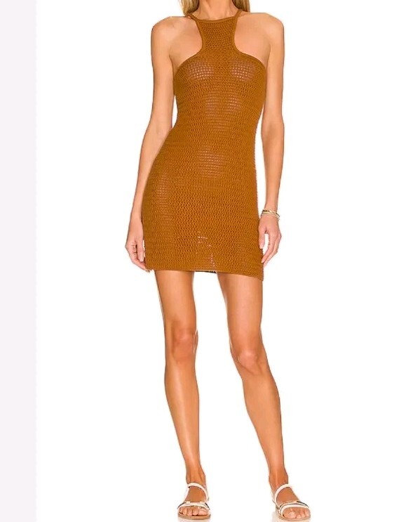 House of Harlow 1960 Brown Knit Dress size M NWT House of Harlow 1960 Brown Knit Dress size M NWT