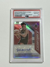 Dearica Hamby 2020 WNBA PRIZM Las Vegas Aces Silver Prizm Auto LA Sparks PSA 10