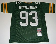 PACKERS Gilbert Brown signed custom green jersey w/ RIP JSA COA AUTO Autographed