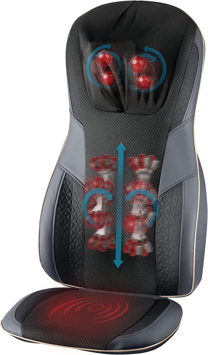HoMedics Serenity Shiatsu Massage Cushion with Sound Meditation
