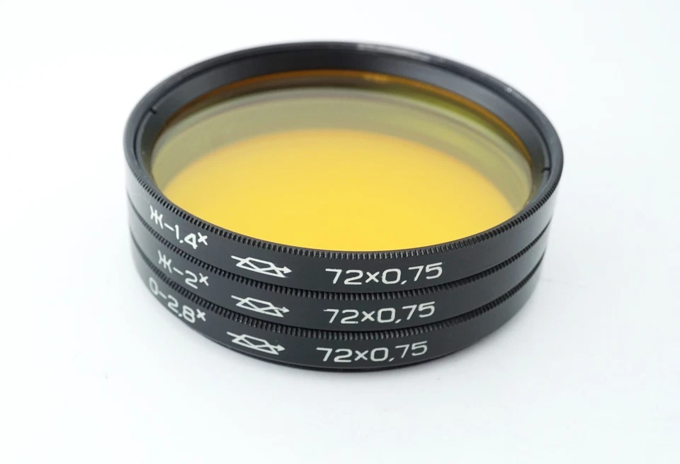 3 pcs KMZ J-1.4x, OC-2.8x, J-2x 66mm size M72x0.75 Lens filters for the Tair 3 - Image 4 of 4