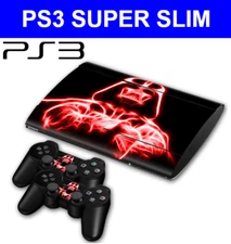 Sticker Skin for PS3 SUPER SLIM EDITION Wrap Vinyl + Controller