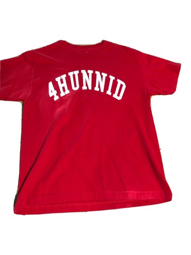 4 hunnid shirt Red