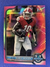 2022 #27 Kearis Jackson Bowman University 1st Pink Refractor Georgia