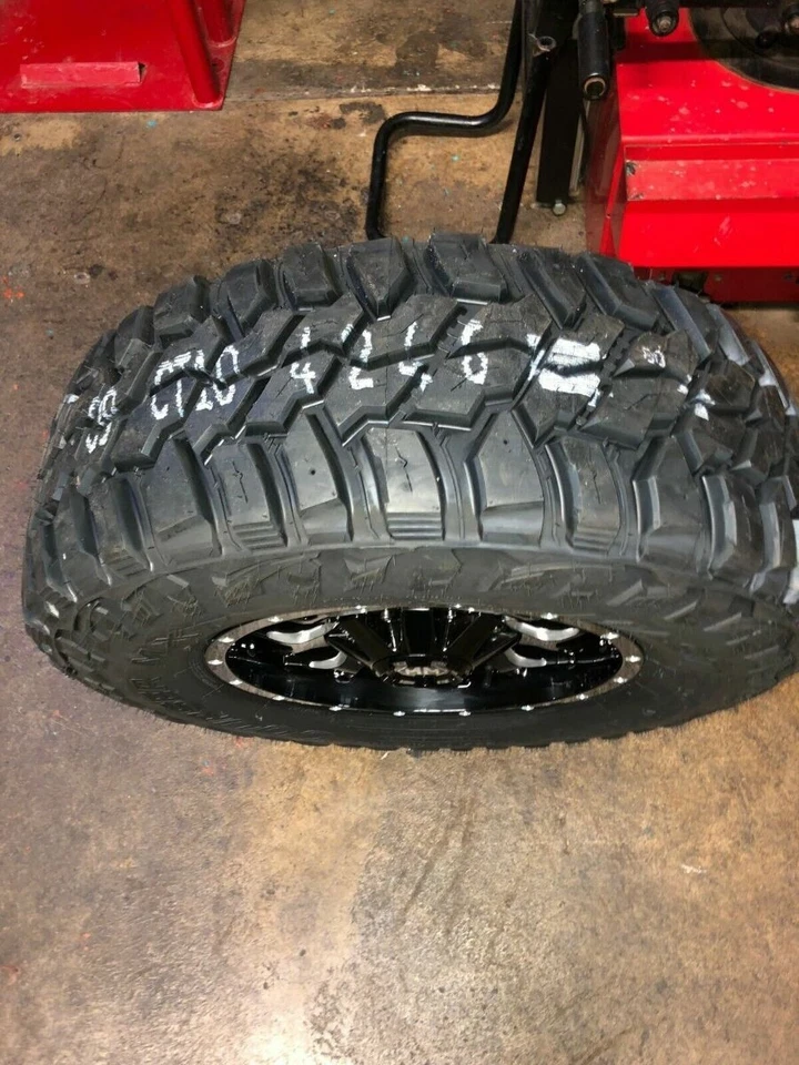 17x9 Mayhem 8015 Warrior 33" MT Wheel & Tire Package 5x5 Jeep Wrangler JK JL - Image 3 of 3