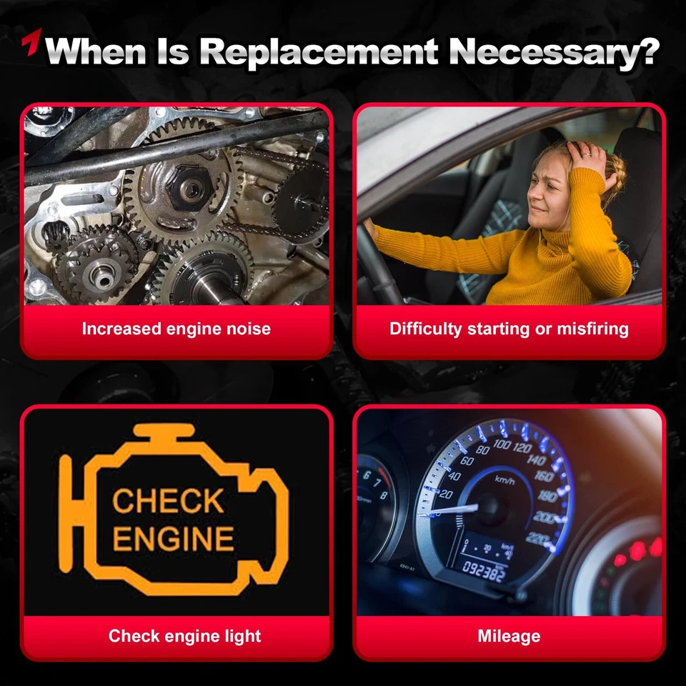 Kit de cadena de distribución y engranajes Phaser de leva VVT para Ford F-150 3,5 L Lincoln Taurus 11-17 Foto 4 de 4