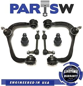 6 New Pc Suspension Kit for Ford F-150 2004-2005 Outer Tie Rod Ends Control Arms