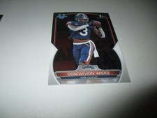 Dontayvion Wicks 2022 1st Bowman Chrome U #96