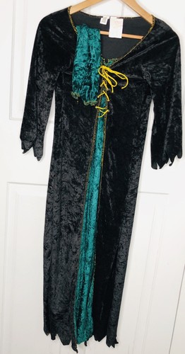 Girls Costume Dress Medium Large Black 