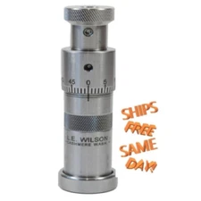 L.E. Wilson SS Seating Die w/ Micrometer Adjustment for 338 Lapua Mag! # S33-8LP
