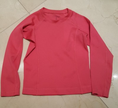 Haut Rose à Manches Longues Lands' End Pour Fille - Taille Petit / 4 Ans - Occasion Très Bon état