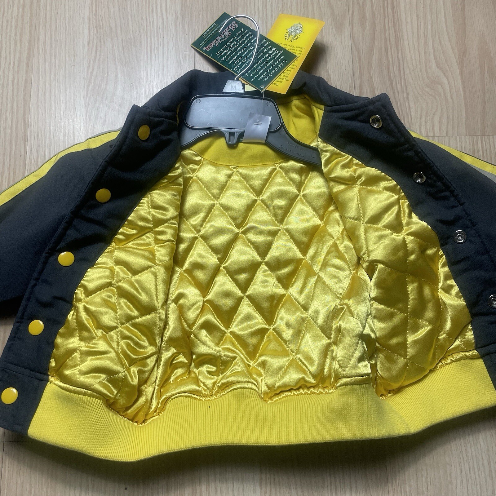 Vintage Stall & Dean KC MONARCHS Negro Baseball League Varsity Jacket Size 2T