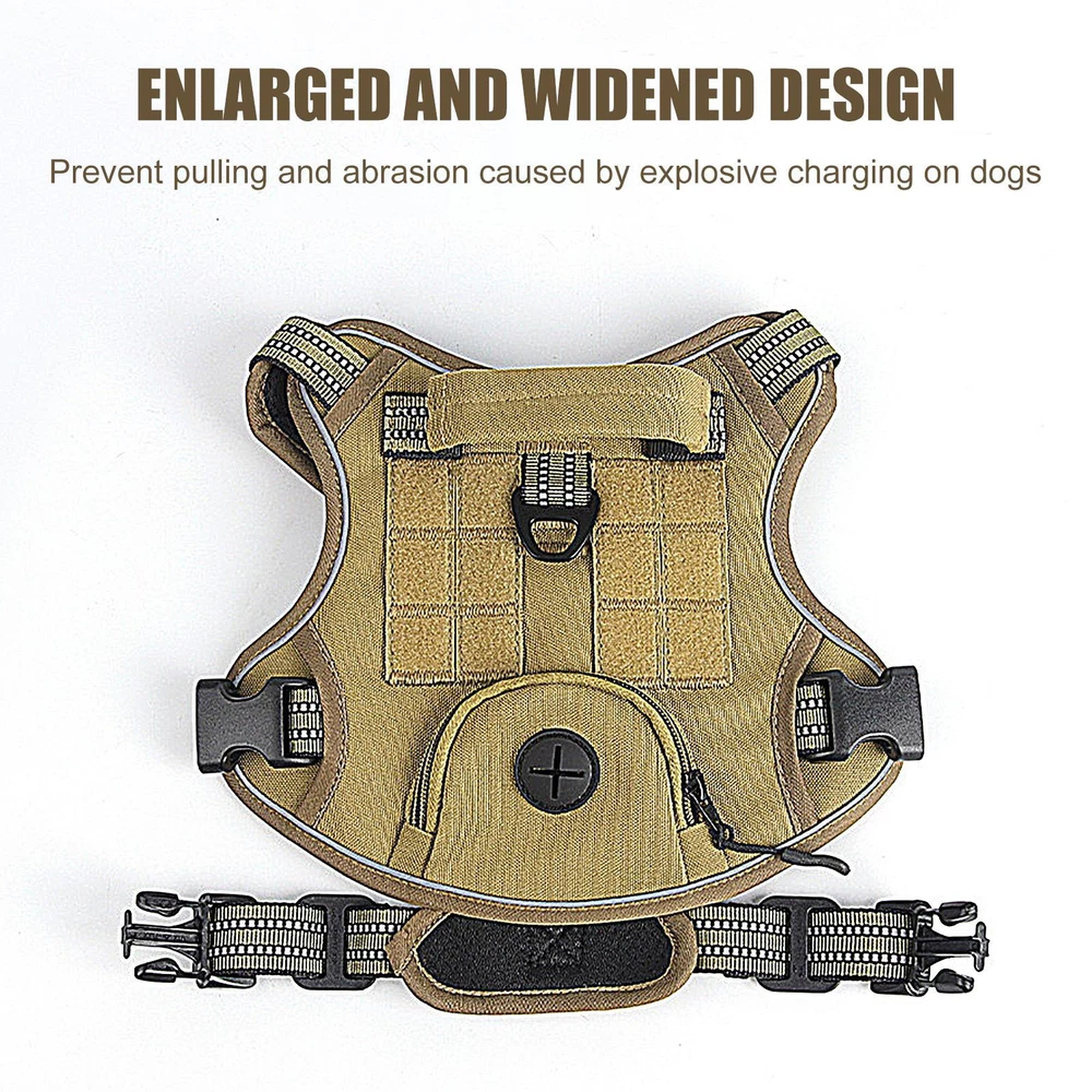 Dog Harness Soft Dog Chest Plate Harness Reusable Chest Back Assist Dog Carriers