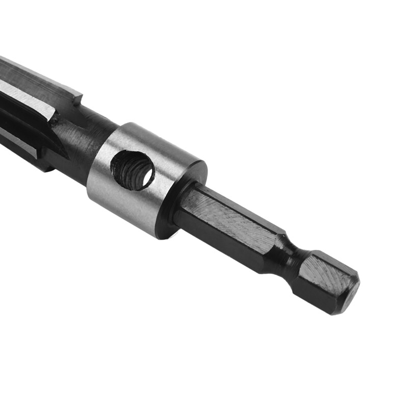 4X(Taper Reamer 313mm Hex Shank Reamer Fluted Hand Held Steel Bridge