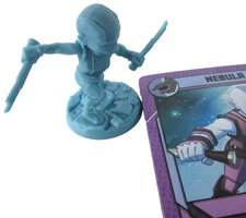 MARVEL UNITED Promo NEBULA Mini & Cards NEW!!