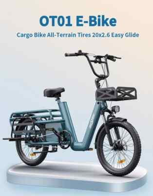 ONESPORT OT01 20Zoll 27AH Cargo eBike Elektro-Dreirad Elektrofahrrad eBike MTB