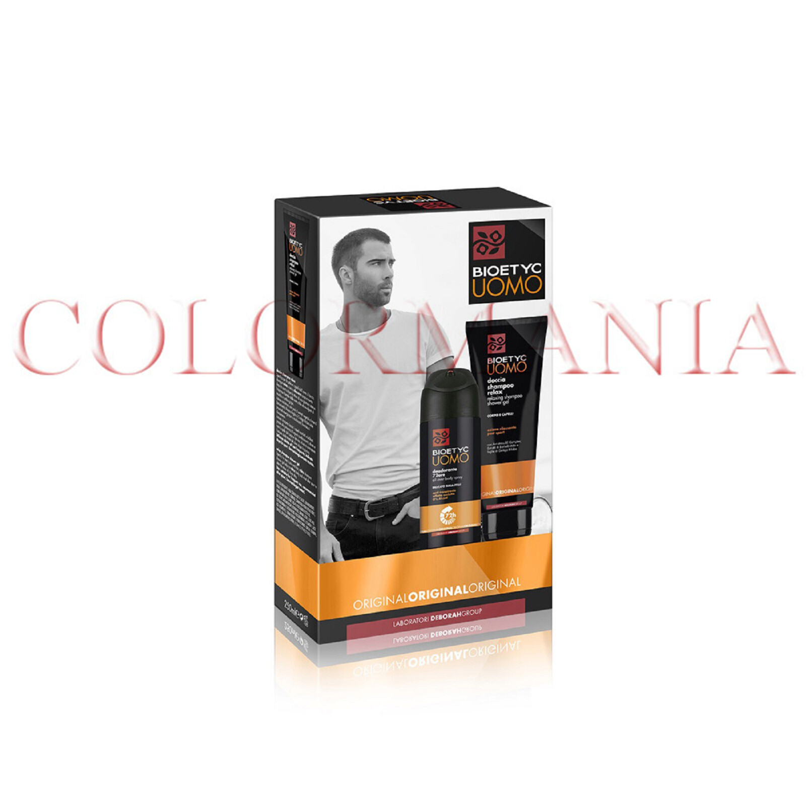 BIOETYC UOMO BOX ORIGINAL GEL DOCCIA ORIGINAL + DEODORANTE SPRAY ORIGINAL 72 ORE