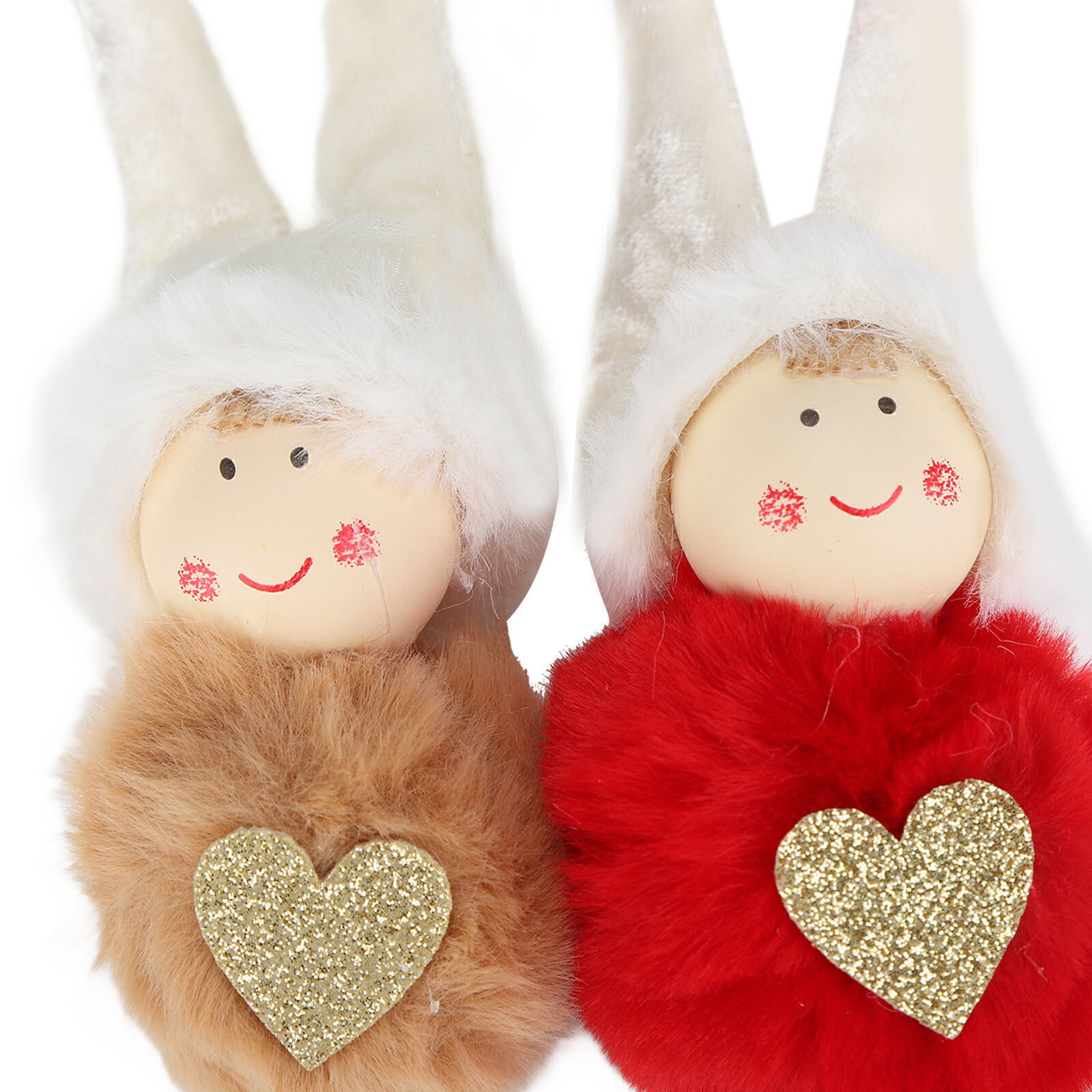 Festive Christmas Hanging Plush Doll Ornaments for Holiday Decor