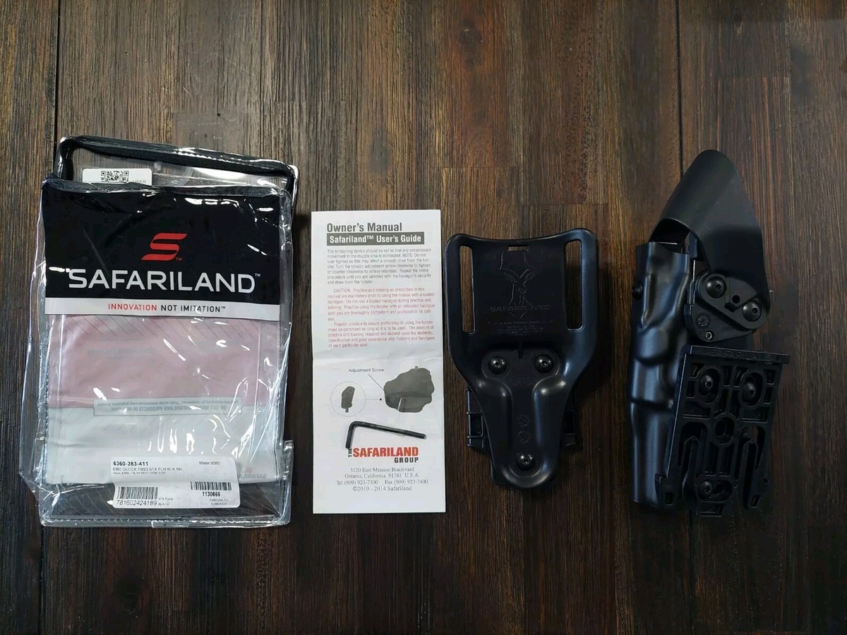 SAFARILAND 6360 ALS/SLS MID-RIDE LEVEL III RETENTION HOLSTER WITH