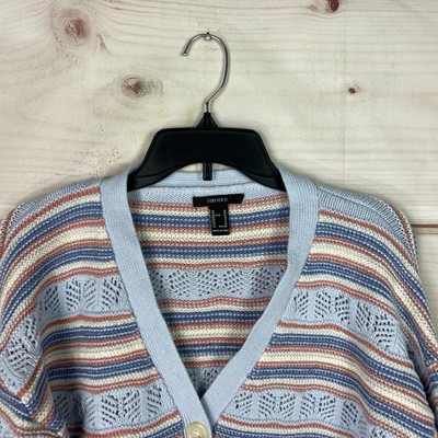 Cardigan Forever 21 Fille Taille 11/12 - Manches Longues En Coton, Couleur Verte, Occasion Très Bon état