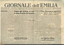 Giornale dell’Emilia 18 dicembre 1946  Giornali della Repubblica  