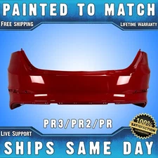 NEW Painted *PR3/PR2/PR Red* Rear Bumper Cover for 2017 2018 Hyundai Elantra