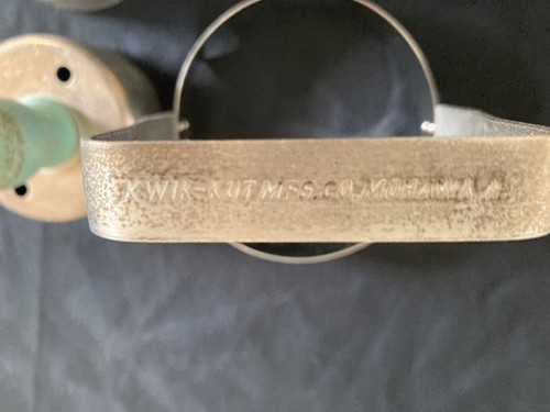 Vintage KWIK KUT 3" Runde Wellenschliff Keks Ausstecher + 2 kleine Ausstecher - Bild 2 von 4