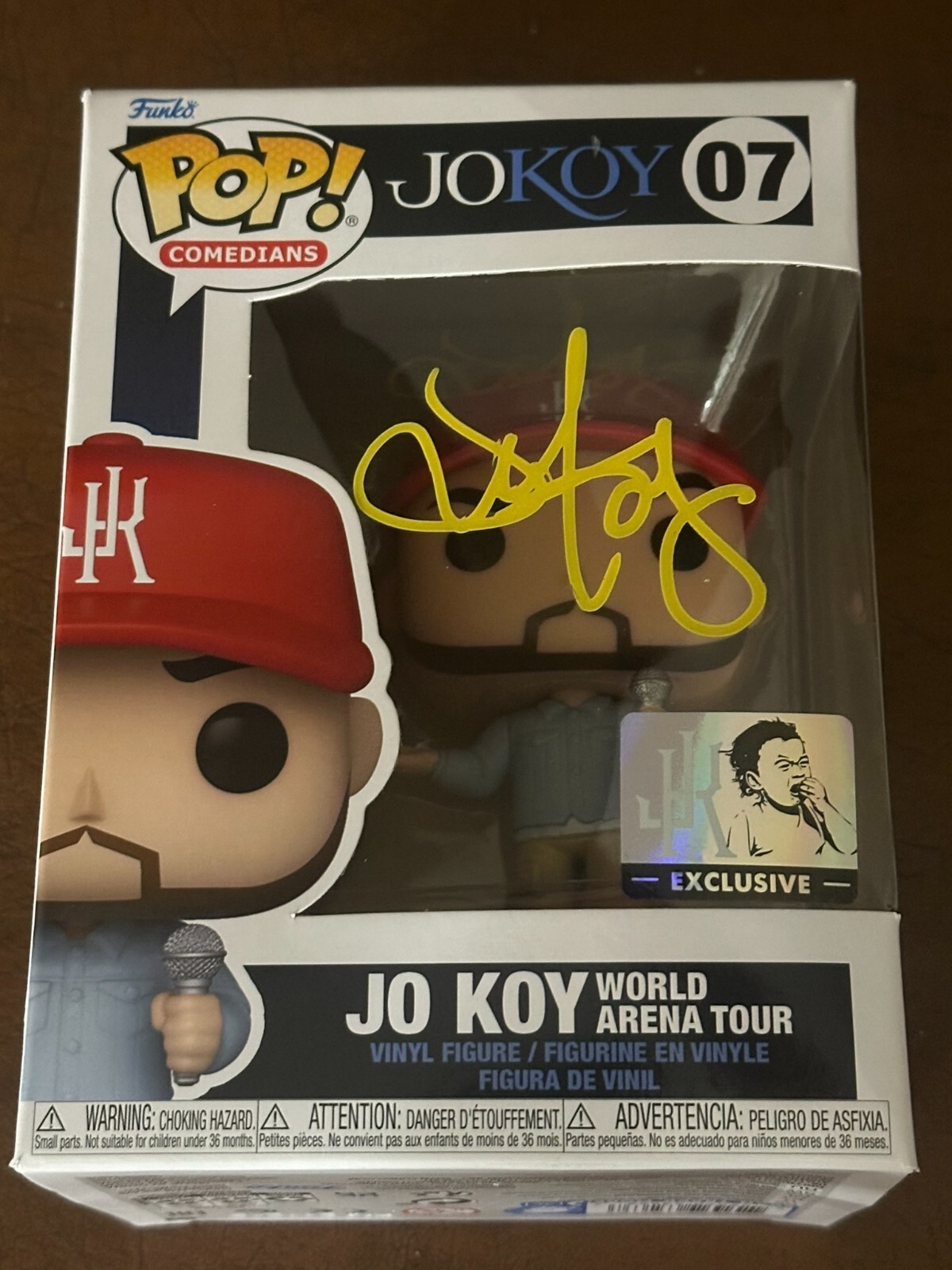 Funko Pop Jo Koy #07 Autographed Signed World Arena Tour Exclusive