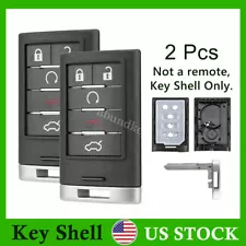 2 Smart Prox Remote Fob Key Case Shell For Cadillac CTS STS 2008 2009 2010 2011