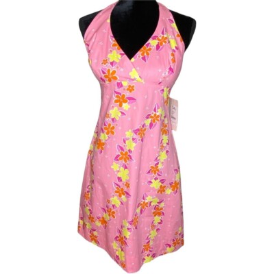 Lilly Pulitzer Candy Halter Top Dress Size 4 Style # 50947
