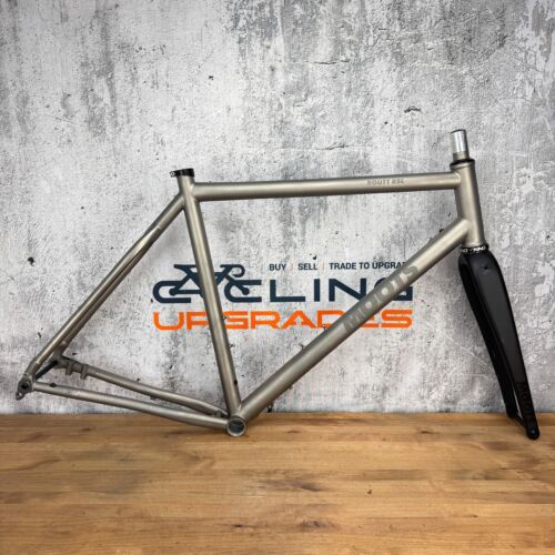 Low Mile! 2021 Moots Routt RSL 58cm Titanium Disc Brake Carbon Fork King Framese