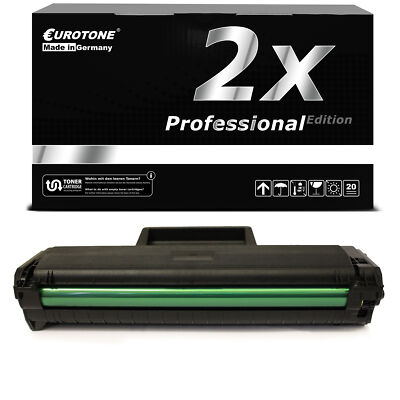 2x Pro Toner for Samsung SCX-3205-W ML-1660-N SCX-3000 ML-1860 ML-1865-W ML-1672