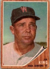 1962 Topps Baseball Jim King