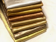 Metallic Foil Shimmer Lame Fabric Deco Wedding Material 44''wide