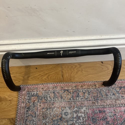 Specialized Road Handlebars 38cm Width Wide Compact Black Aluminium 31.8 - Picture 1 of 10