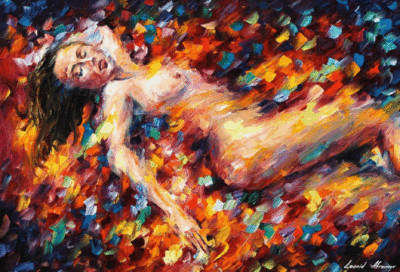 Leonid Afremov Colour Wall Art Printed Canvas Stretched Over A Solid Pine Frame 