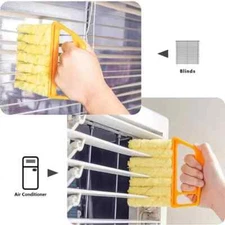 Blind Cleaner Brush Washable Window Mini Duster Cleaning Tool with 7 Removable