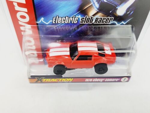 Auto World 1970 Chevy Camaro Lanzallamas Xtraction Ultra-G HO Slot Car - Imagen 2 de 2