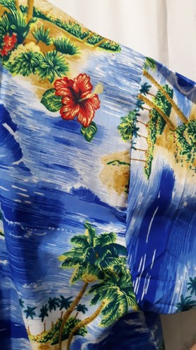 RIMA Tropical Button-Down Shirt XL Beach Surf Hawaiian Vintage Style Cool wear🔥 - Picture 7 of 7