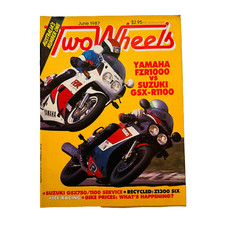 Two Wheels Australian Motorbike Magazine June 1987 Yamaha FZR1000