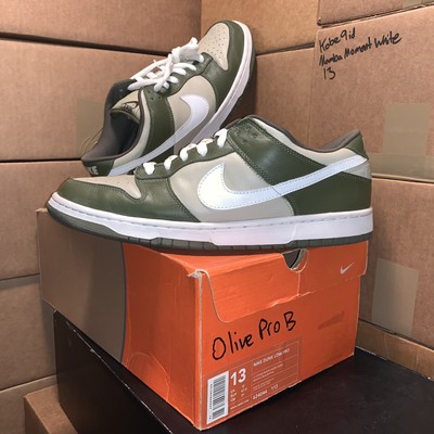 nike dunk low pro b olive